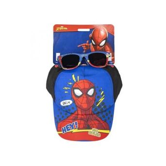 Gorra Set Gafas De Sol Spiderman