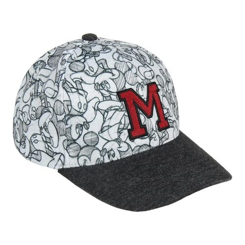 Gorra premium Mickey Mouse Gris