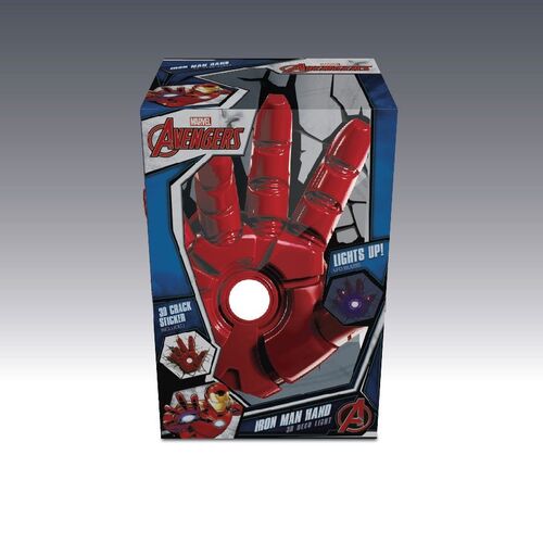 Lámpara Vengadores 3D LED Mano Iron Man