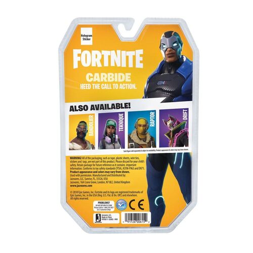 Figura Carbide Fortnite Solo Mode  - PVC - 10 cm