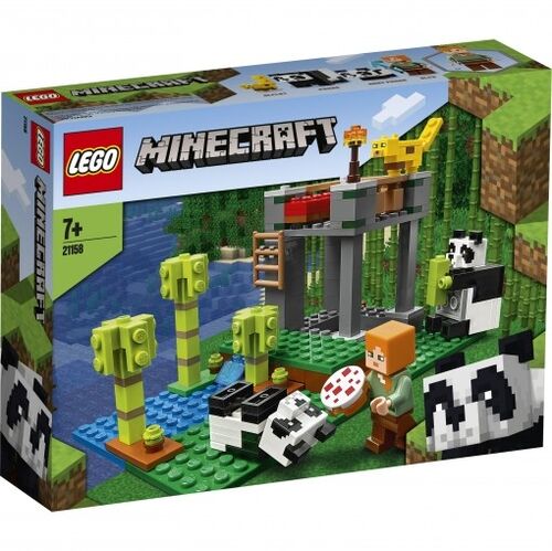 Kit de Construcción Lego El Criadero de Pandas - Minecraft - 201 Piezas