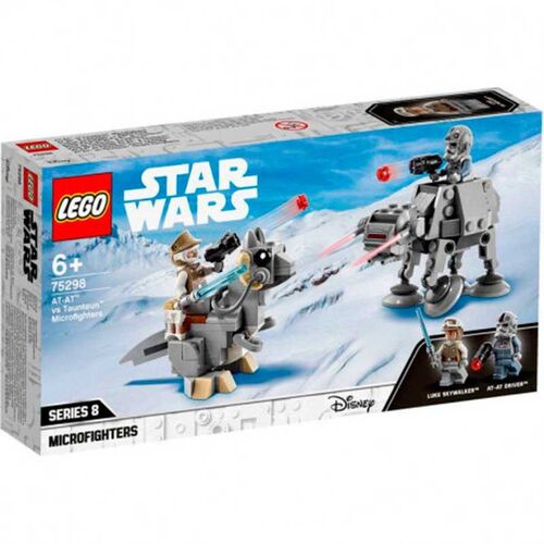 Kit de Construcción Lego Microfighters: AT-AT vs Tauntaun - Star Wars - 205 Piezas