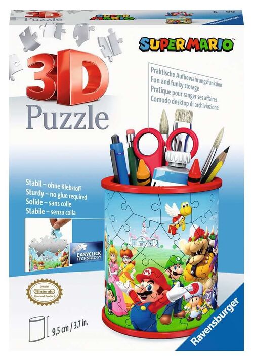 Puzzle Portalápices 3D Super Mario