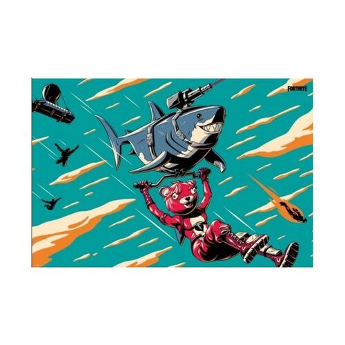 Poster Fortnite Laser Shark