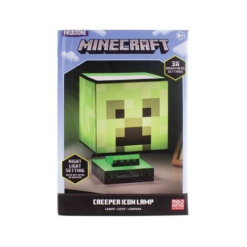 Lámpara Creeper Icon Lamp - Minecraft