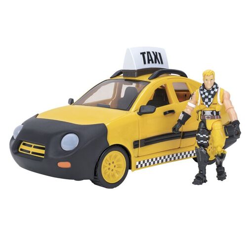 Figura y Vehículo Fortnite Taxi