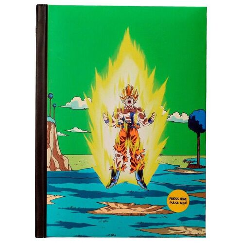 Libreta Dragon Ball Namek Batalla Final con luz