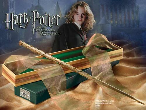 Replica Varita Mágica Harry Potter Hermione Granger en Caja de Ollivander - Resina - 35 cm