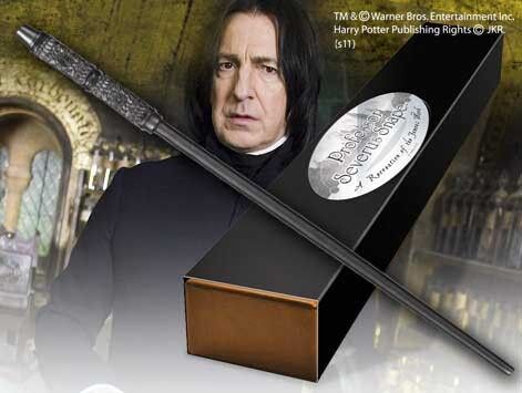 Replica Varita Mágica Deluxe Harry Potter Profesor Severus Snape (edición carácter)  - Resina - 45x8x4,5cm