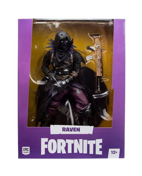 Figura Premium Raven Fortnite - PVC - 28 cm