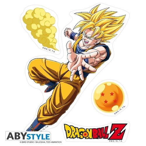 Pegatinas Dragon Ball Goku-Vegeta