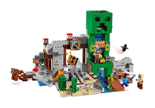 Kit de construcción LEGO Minecraft - La Mina del Creeper - 830 Piezas