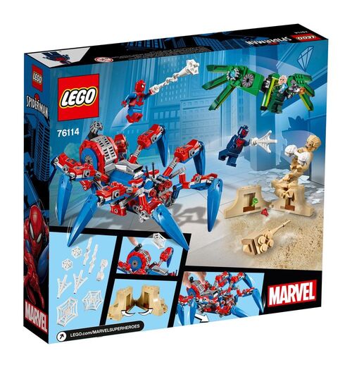 Kit de Construcción LEGO Marvel Super Heroes Araña Reptadora de Spider-Man - 404 Piezas