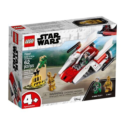 Kit de Construccioón LEGO Star Wars Episode IV - Caza Estelar Rebelde Ala-A - 62 Piezas