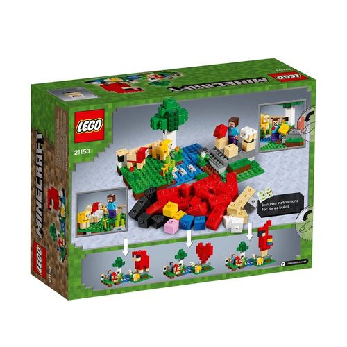 Kit de Construcción LEGO Minecraft - La Granja de Lana - 257 Piezas