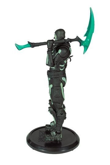 Figura Green Glow Skull Trooper (GlowInTheDark) Walgreens Exclusive Fortnite  - PVC - 18 Cm