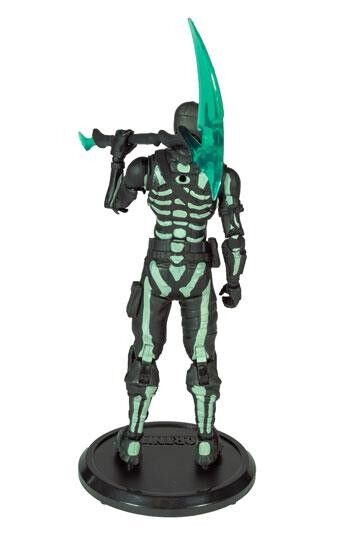 Figura Green Glow Skull Trooper (GlowInTheDark) Walgreens Exclusive Fortnite  - PVC - 18 Cm