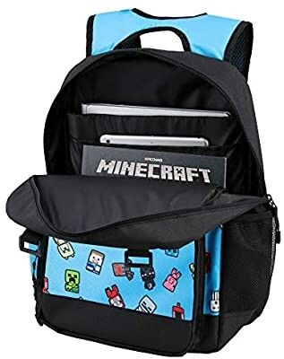 Minecraft Mochila Bobble Mobs Blue