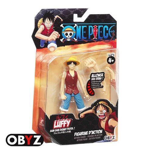 Figura Monkey D. Luffy One Piece - PVC - 12 cm