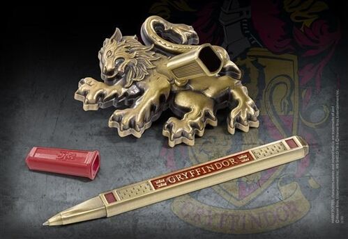 Bolígrafo y Soporte Harry Potter Gryffindor