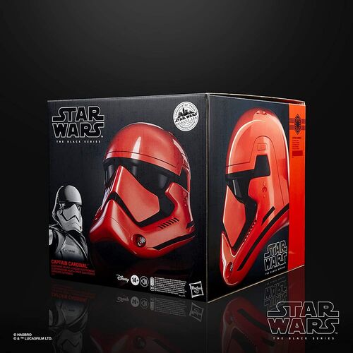 Rplica Star Wars Casco Capitn Cardinal - Electronico - 1/1