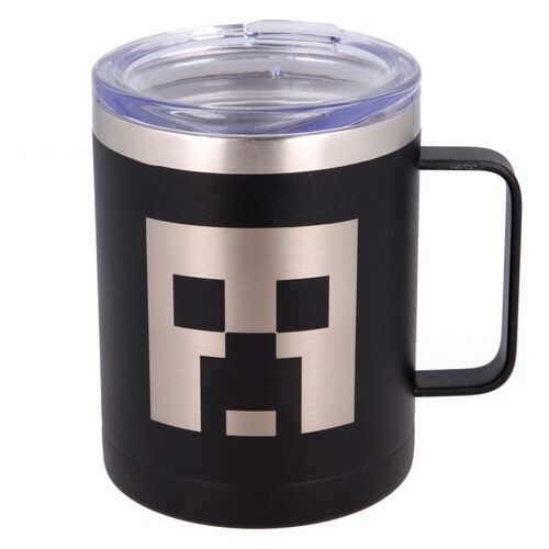 Taza Creeper Minecraft - Acero Inoxidable - 380 ml