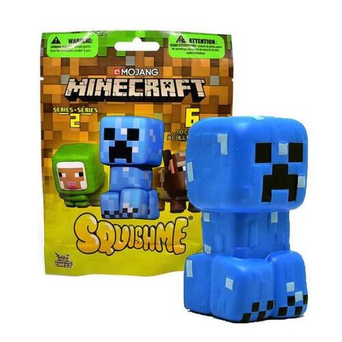 Figura Antiestrés Minecraft Figura Antiestrés Squishme Serie 2 (1 Unidad Aleatoria)