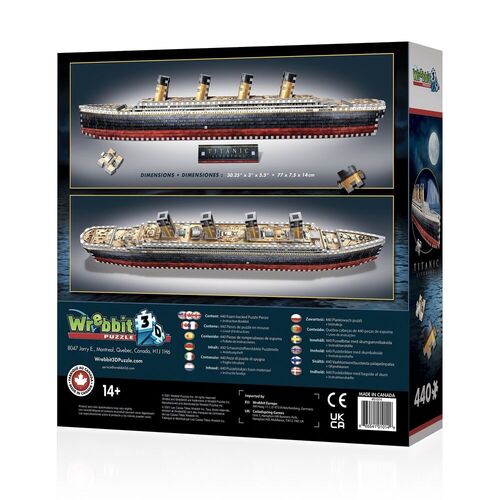 Puzzle 3D Titanic - 440 Piezas