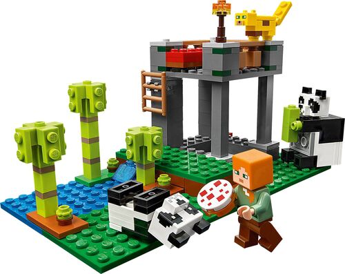 Kit de Construcción Lego El Criadero de Pandas - Minecraft - 201 Piezas