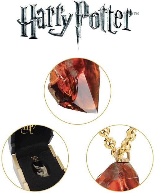 Colgante con Collar la Piedra de los Sabios - Harry Potter