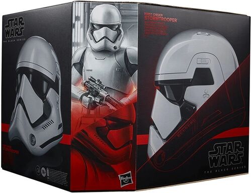 Replica Casco Stormtrooper First Order - PVC Electrónico - Hasbro Black Series