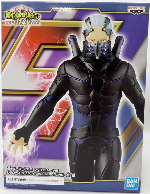 Figura Nine My Hero Academia Hero Rising - PVC - 19 cm - Banpresto