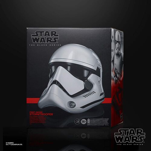 Replica Casco Stormtrooper First Order - PVC Electrónico - Hasbro Black Series