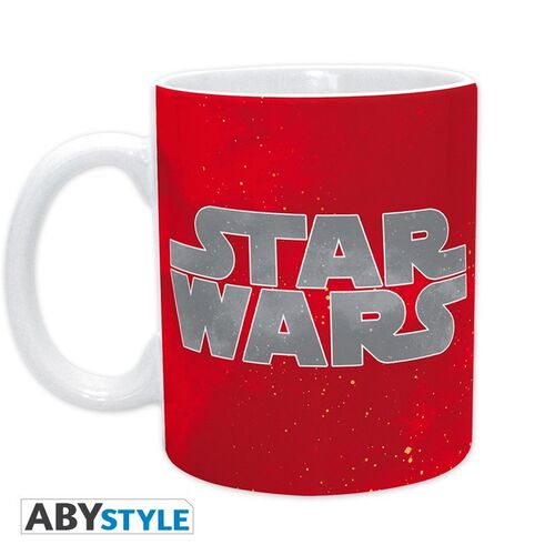 Pack Taza 320 ml Llavero Stickers Kylo Ren Star Wars