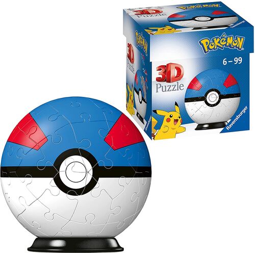 Puzzle 54 Piezas Pokemon Pokeball Superball