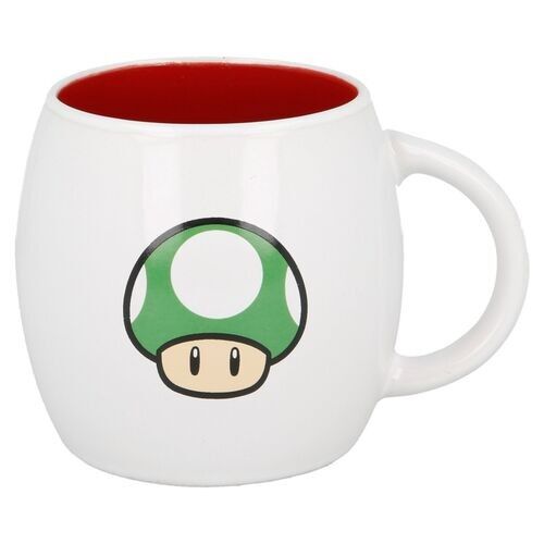 Taza Ceramica Globe 380 Ml En Caja Regalo Super Mario Young Adult