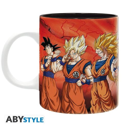 Taza Dragon Ball Super Goku Transformaciones 320ml