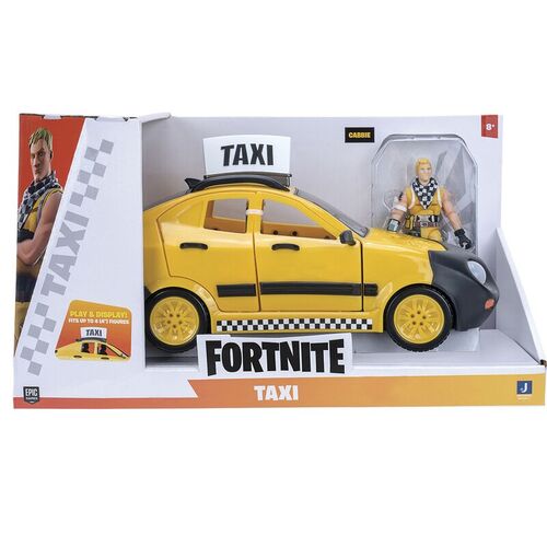 Figura y Vehículo Fortnite Taxi