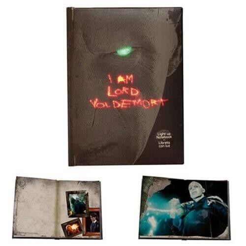 Libreta Harry Potter Lord Voldemort con luz