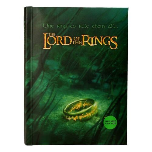 Libreta Con Luz One Ring To Rule Them All El Señor De Los Anillos