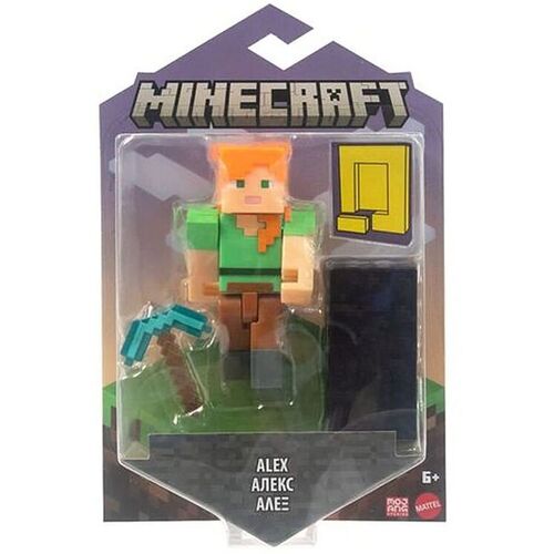 Figura Alex Build-A-Portal 8cm - Minecraft