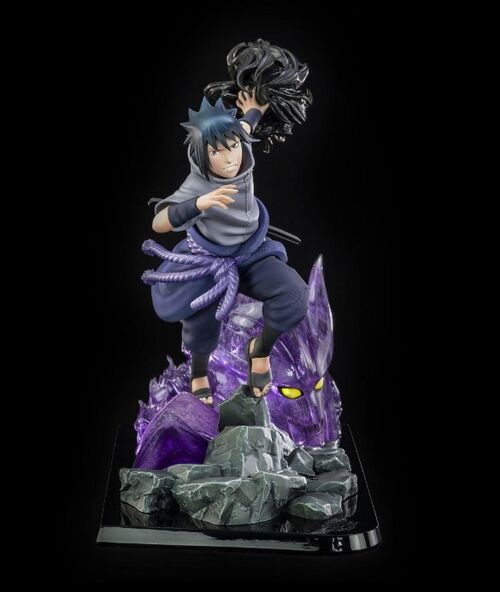 Figura Sasuke Uchiha 4th Guerra Ninja 18x36x31cm by Tsume - Naruto Shipudden