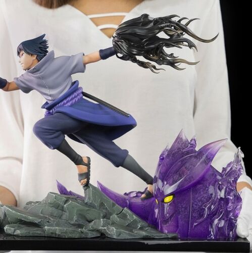 Figura Sasuke Uchiha 4th Guerra Ninja 18x36x31cm by Tsume - Naruto Shipudden