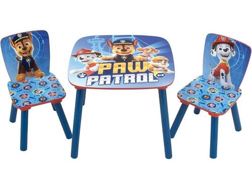 Set Mesa + 2 Sillas Paw Patrol