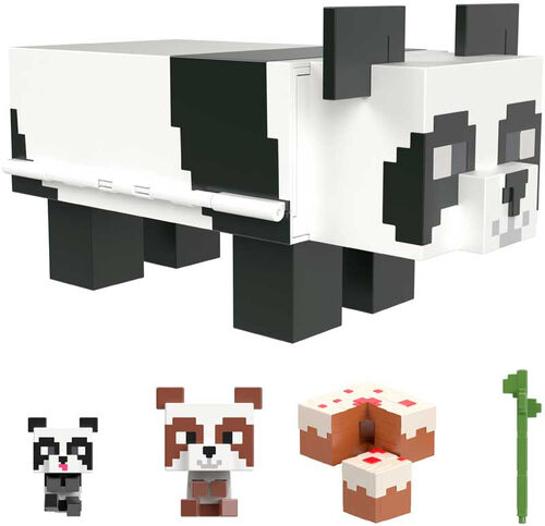 Figura Minecraft Mini Hobhead Panda Play Set Wholesale