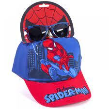 Gorra y Gafas Sol Spiderman