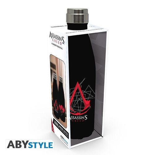 Botella Negra Logo 500 ml Assasins Creed