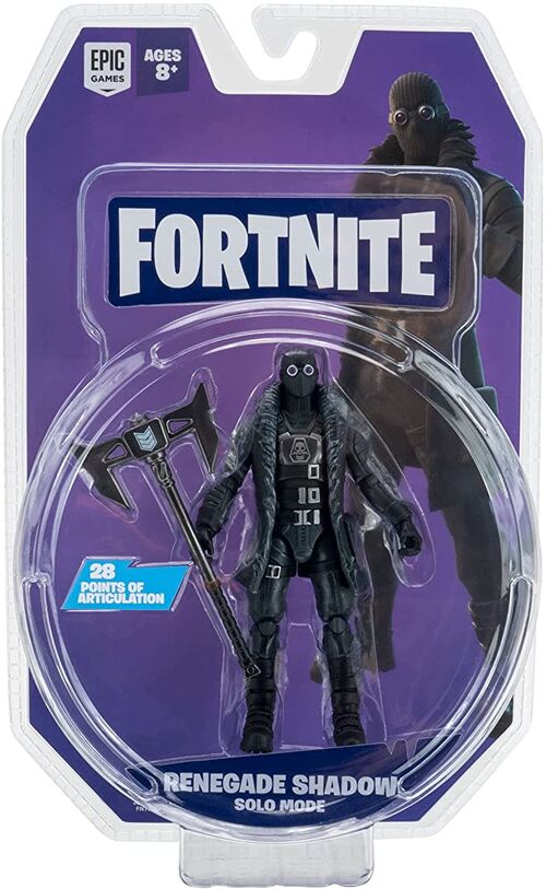 Figura Fortnite Articulada Renegade Shadow 10 Cm