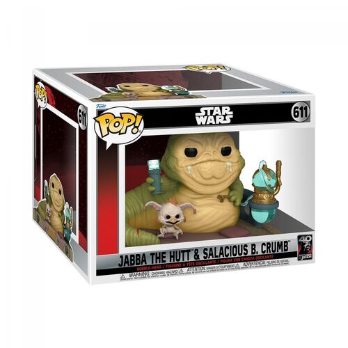 Funko POP! Star Wars Jabba y Salacious - RotJ 40th