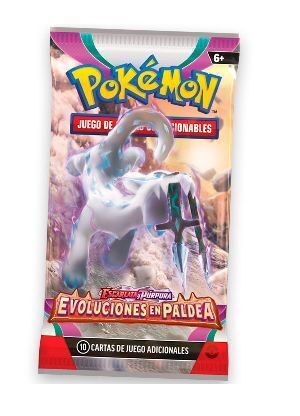 Cartas Pokémon TCG Sobre SV Evoluciones en Paldea